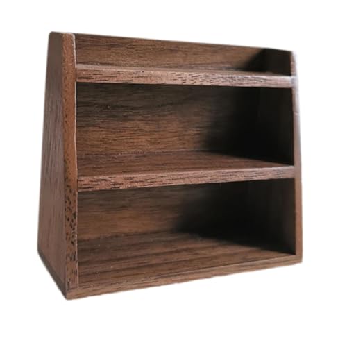 AWHAO Wandschrank aus Holz im Maßstab 1:12 für Puppenstuben, Walnußholz AWHAO Wandschrank aus Holz im Maßstab 1:12 für Puppenstuben, Walnußholz von AWHAO