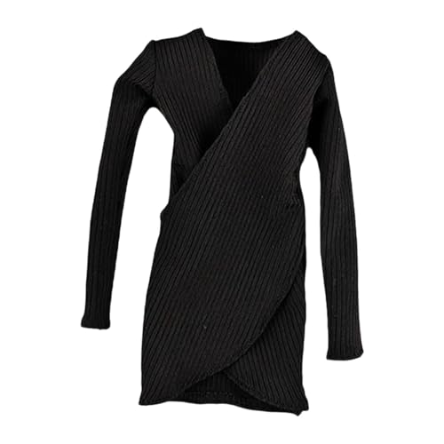 AWHAO Weibliche Figurenkleidung auf 1/6 Maßstab, Puppenoutfits, Action Figuren für 12 Zoll Weibliche Actionfiguren, Schwarz AWHAO Weibliche Figurenkleidung auf 1/6 Maßstab, Puppenoutfits, Action Figuren für 12 Zoll Weibliche Actionfiguren, Schwarz von AWHAO