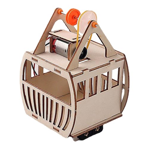 ＡＷＨＡＯ Wissenschaftsexperiment Kits Sightseeing Cable Car Crafts 3D Rätsel für Kinder von ＡＷＨＡＯ