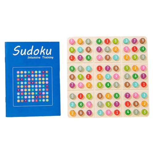 AWHAO Wood Sudoku Puzzle Sudoku Game Board für Geburtstagsinteraktionsaktivitäten AWHAO Wood Sudoku Puzzle Sudoku Game Board für Geburtstagsinteraktionsaktivitäten von AWHAO