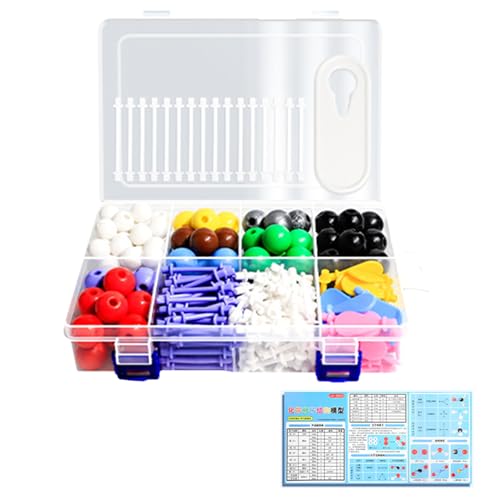 Molekulare Modellbausätze, Atommodelle, Set aus organischer Chemie, Set für Schule, Labor, Chemie, Modellgruppe für Laborvorführungen, praktische Praxis Molekulare Modellbausätze, Atommodelle, Set aus organischer Chemie, Set für Schule, Labor, Chemie, Modellgruppe für Laborvorführungen, praktische Praxis von AWJUWHBJ