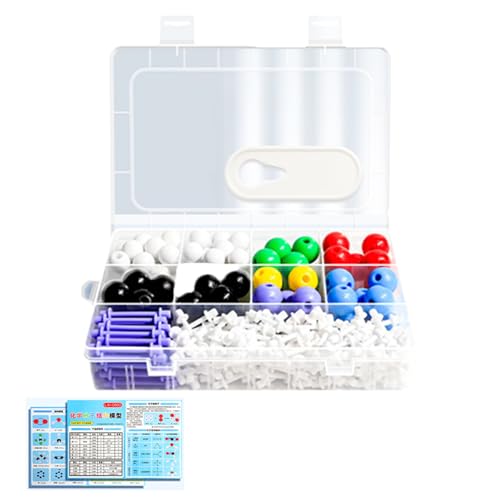 Molekulare Modellbausätze, Atommodelle, Set aus organischer Chemie, Set für Schule, Labor, Chemie, Modellgruppe für Laborvorführungen, praktische Praxis Molekulare Modellbausätze, Atommodelle, Set aus organischer Chemie, Set für Schule, Labor, Chemie, Modellgruppe für Laborvorführungen, praktische Praxis von AWJUWHBJ