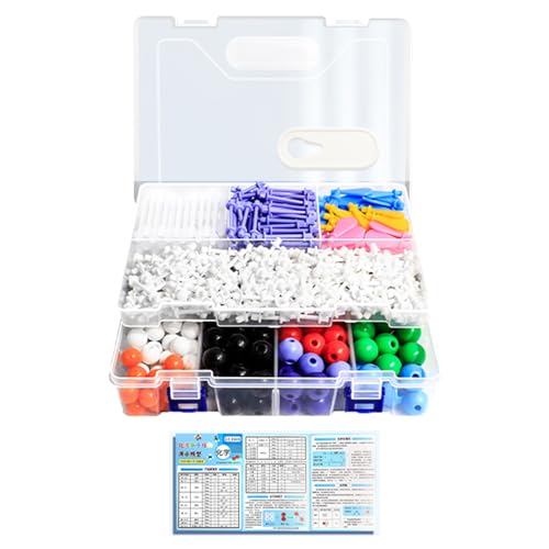 Molekulare Modellbausätze, Atommodelle, Set aus organischer Chemie, Set für Schule, Labor, Chemie, Modellgruppe für Laborvorführungen, praktische Praxis Molekulare Modellbausätze, Atommodelle, Set aus organischer Chemie, Set für Schule, Labor, Chemie, Modellgruppe für Laborvorführungen, praktische Praxis von AWJUWHBJ