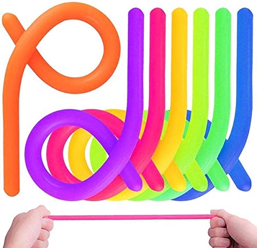 Regenbogen Affe Nudeln/Stretchy Nudel Saiten | 6 Farben | TikTok Toy | Stress Anti Fidget | 6 Stück Regenbogen Affe Nudeln/Stretchy Nudel Saiten | 6 Farben | TikTok Toy | Stress Anti Fidget | 6 Stück von AWR