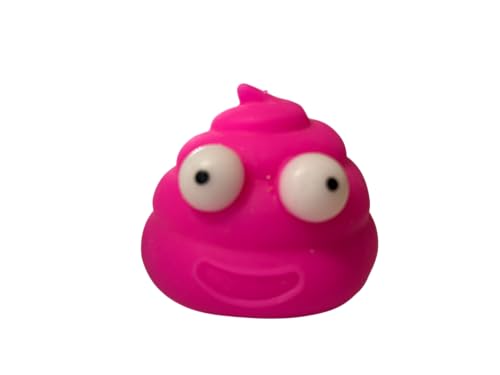 Spielfreund Poo Drol Stressball, Squeeze, Squishy, Fake Poop, Anti Stress Spielzeug (Rosa) von AWR