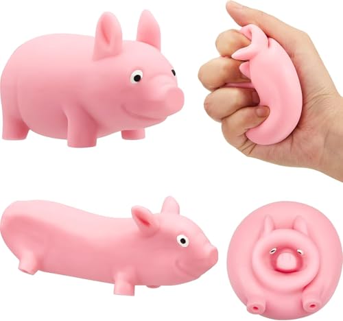 Stressball Schwein, Quetschbares Spielzeug, Stretchy Anti-Stress-Spielzeug Stressball Schwein, Quetschbares Spielzeug, Stretchy Anti-Stress-Spielzeug von AWR