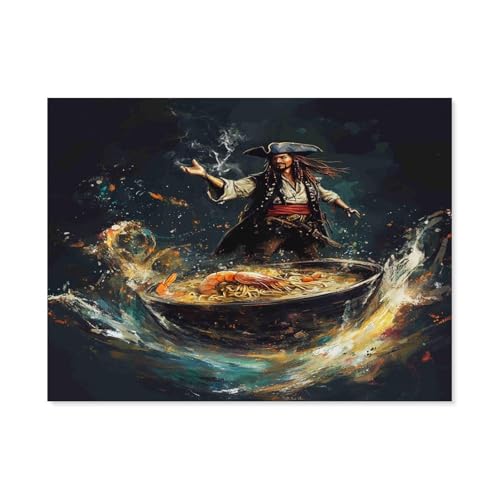 1000 Pieces Adult Jigsaw Puzzle, Educational Game, Challenge, Toy, Pirate Sailboat Gift Home Decor 38x52cm 1000 Pieces Adult Jigsaw Puzzle, Educational Game, Challenge, Toy, Pirate Sailboat Gift Home Decor 38x52cm von AWYHEZ