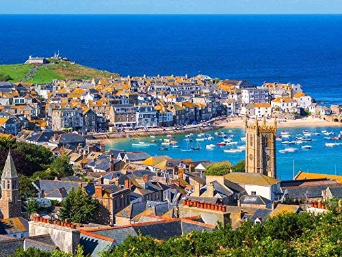 1000 Pieces Adult Jigsaw Puzzle, Educational Game, Challenge, Toy, St Ives Cornwall Beautiful Stickers Home Decor 38x52cm 1000 Pieces Adult Jigsaw Puzzle, Educational Game, Challenge, Toy, St Ives Cornwall Beautiful Stickers Home Decor 38x52cm von AWYHEZ