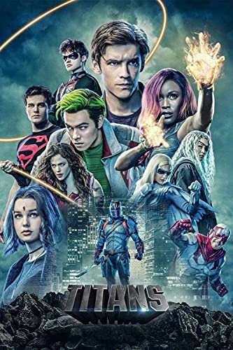 1000 Puzzles für Erwachsene Titans TV-Show-Poster Unterhaltungspuzzles Intellektuelle Dekompressionsspielzeug 3D-Druck HD DIY Geburtstagsgeschenk38x52cm von AWYHEZ