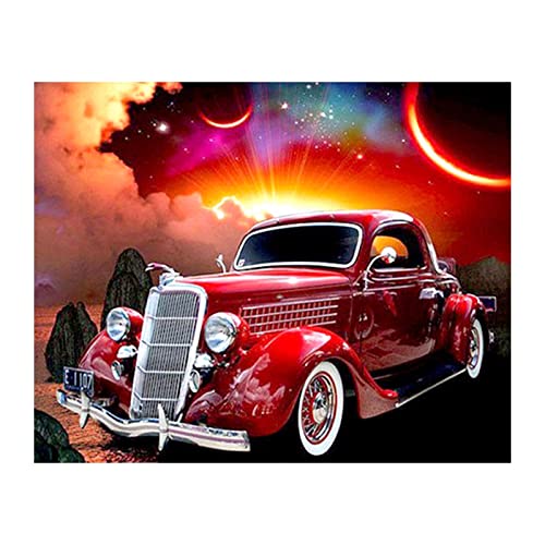 1000 Teile Puzzle für Erwachsene, Auto, pädagogisches Eltern-Kind-Spiel, Wanddekoration, Geschenk, 50 x 70 cm von AWYHEZ