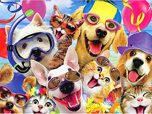 1000 Teile Puzzle für Erwachsene, Hund, Kinder, Familie, Lernspiel, Heimdekoration, Geschenk, 26 x 38 cm 1000 Teile Puzzle für Erwachsene, Hund, Kinder, Familie, Lernspiel, Heimdekoration, Geschenk, 26 x 38 cm von AWYHEZ