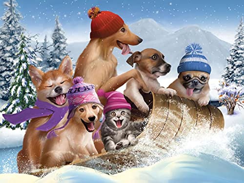 1000 Teile Puzzle für Erwachsene, Hund, Kinder, Familie, Lernspiel, Heimdekoration, Geschenk, 50 x 70 cm 1000 Teile Puzzle für Erwachsene, Hund, Kinder, Familie, Lernspiel, Heimdekoration, Geschenk, 50 x 70 cm von AWYHEZ