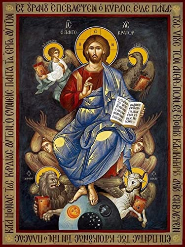1000 Teile Puzzle für Erwachsene, Jungfrau Maria, Jesus, Kinder, Familie, Lernspiel, Heimdekoration, Geschenk, 38 x 52 cm von AWYHEZ