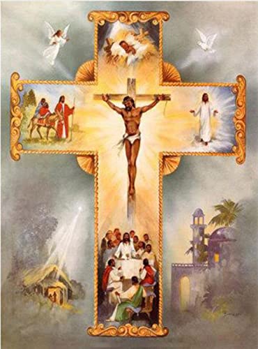1000 Teile Puzzle für Erwachsene, Kreuz, christliches Kinder- und Familien-Lernspiel, Heimdekoration, Geschenk, 50 x 70 cm 1000 Teile Puzzle für Erwachsene, Kreuz, christliches Kinder- und Familien-Lernspiel, Heimdekoration, Geschenk, 50 x 70 cm von AWYHEZ