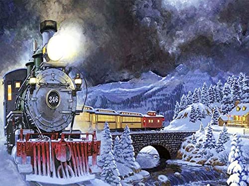 1000 Teile Puzzle für Erwachsene, Retro-Zug, pädagogisches Eltern-Kind-Spiel, Wanddekoration, Geschenk, 26 x 38 cm 1000 Teile Puzzle für Erwachsene, Retro-Zug, pädagogisches Eltern-Kind-Spiel, Wanddekoration, Geschenk, 26 x 38 cm von AWYHEZ
