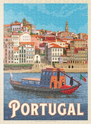 1000-teiliges Puzzle für Erwachsene, Lernspiel, Herausforderung, Spielzeug, Portugal-Landschaft, Vintage-Reisekunst-Poster, Heimdekoration, 50 x 70 cm 1000-teiliges Puzzle für Erwachsene, Lernspiel, Herausforderung, Spielzeug, Portugal-Landschaft, Vintage-Reisekunst-Poster, Heimdekoration, 50 x 70 cm von AWYHEZ
