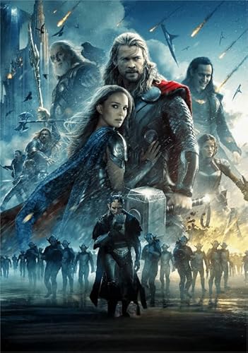 1000-teiliges Puzzle für Erwachsene, Lernspiel, Herausforderung, Spielzeug, Thor Odinson, klassisches Actionfilmplakat, lustiges Spiel, Heimdekoration, 26 x 38 cm 1000-teiliges Puzzle für Erwachsene, Lernspiel, Herausforderung, Spielzeug, Thor Odinson, klassisches Actionfilmplakat, lustiges Spiel, Heimdekoration, 26 x 38 cm von AWYHEZ