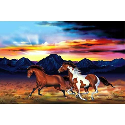 1000-teiliges Puzzle für Erwachsene, Pferd, Tier, Pferdefamilie, Lernspielzeug, intellektuelles Spiel, Geschenk für Jungen, DIY, Familienunterhaltungsspielzeug, 52 x 38 cm 1000-teiliges Puzzle für Erwachsene, Pferd, Tier, Pferdefamilie, Lernspielzeug, intellektuelles Spiel, Geschenk für Jungen, DIY, Familienunterhaltungsspielzeug, 52 x 38 cm von AWYHEZ