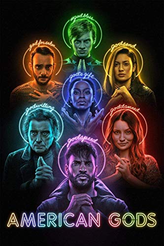 2000 Puzzles für Erwachsene Gods TV Show Poster Entertainment Puzzles Intellektuelles Dekompressionsspielzeug 3D-Druck HD DIY Geburtstagsgeschenk70x100cm von AWYHEZ