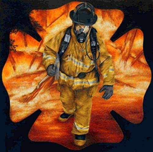 2000 Teile Puzzle für Erwachsene, Feuerwehrauto, Feuerwehrmann, Feuerwehr, Kinder, Familien-Lernspiel, Heimdekoration, Geschenk, 70 x 100 cm von AWYHEZ