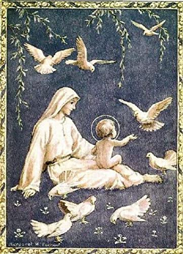 2000 Teile Puzzle für Erwachsene, Jungfrau Maria, Jesus, Kinder, Familie, Lernspiel, Heimdekoration, Geschenk, 70 x 100 cm von AWYHEZ