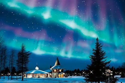2000 Teile Traum Aurora Papierpuzzle Lernspielzeug für Erwachsene 70X100CM von AWYHEZ