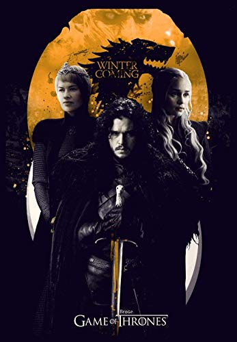 2000-teilige Puzzles für Erwachsene Thrones TV-Show-Poster Unterhaltungspuzzles Intellektuelles Dekompressionsspielzeug 3D-Druck HD DIY70x100cm von AWYHEZ