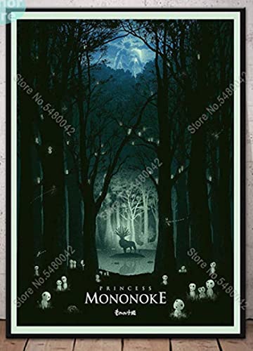 2000-teiliges Puzzle Prinzessin Mononoke, Kunstposter, Japanisches Anime-Papier, Spiel für Erwachsene und Kinder, Lernspielzeug, 70 x 100 cm 2000-teiliges Puzzle Prinzessin Mononoke, Kunstposter, Japanisches Anime-Papier, Spiel für Erwachsene und Kinder, Lernspielzeug, 70 x 100 cm von AWYHEZ