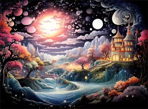 2000-teiliges Puzzle für Erwachsene, Lernspiel, Herausforderung, Spielzeughaus auf dem Wolkenfluss, Heimdekoration, 70 x 100 cm 2000-teiliges Puzzle für Erwachsene, Lernspiel, Herausforderung, Spielzeughaus auf dem Wolkenfluss, Heimdekoration, 70 x 100 cm von AWYHEZ