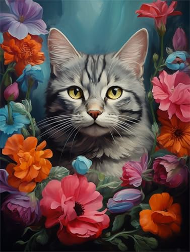 Adult Jigsaw Puzzle, 1000 Pieces, Educational Game, Challenge Toy Flower Cat Home Decor 38x26cm Adult Jigsaw Puzzle, 1000 Pieces, Educational Game, Challenge Toy Flower Cat Home Decor 38x26cm von AWYHEZ