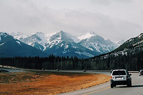 Berge, Straßenauto-Musterpuzzle, Puzzle für Erwachsene, Papierpuzzle, 2000-teiliges Puzzle für Erwachsene, 70 x 100 cm von AWYHEZ