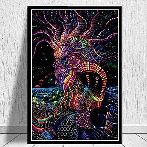 Papierpuzzle 2000 Teile Abstrakte Schwarzlichtkunst Psychedelisch Psychedelisches Puzzle Modernes Spiel für Erwachsene und Kinder Lernspielzeug 70x100cm Papierpuzzle 2000 Teile Abstrakte Schwarzlichtkunst Psychedelisch Psychedelisches Puzzle Modernes Spiel für Erwachsene und Kinder Lernspielzeug 70x100cm von AWYHEZ