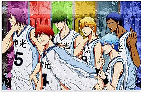 Puzzle 1000 Teile Anime Kuroko Tetsuya Posterpapier Kinderspielzeug Dekompressionsspiel 38x52cm von AWYHEZ