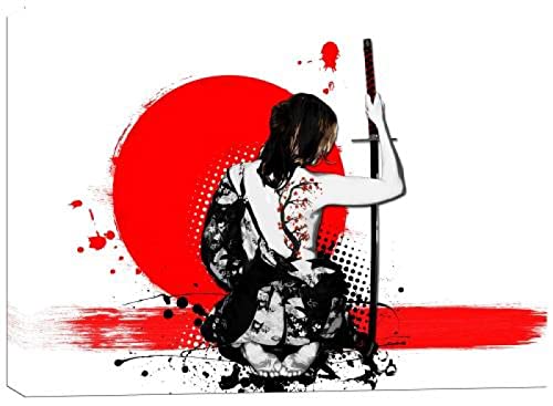 Puzzle 1000 Teile Japanischer Samurai Wohnzimmer Haus Wanddekoration Pädagogische Intelligenz Stressabbau Spielzeug Lustiges Familienspiel Kinder Erwachsene Herausforderndes Puzzle Geschenk50X70CM von AWYHEZ