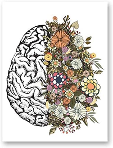 Puzzle 1000 Teile Retro-Anatomie-Blumen-Herz-Gehirn-Vintage-Papierspielzeug für Erwachsene, Stressabbau-Spiel 50 x 70 cm Puzzle 1000 Teile Retro-Anatomie-Blumen-Herz-Gehirn-Vintage-Papierspielzeug für Erwachsene, Stressabbau-Spiel 50 x 70 cm von AWYHEZ