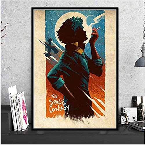 Puzzle 2000 Teile Cowboy Bebop Anime-Poster Kunstdruckpapier Spielzeug für Erwachsene Stressabbauspiel 70x100cm von AWYHEZ