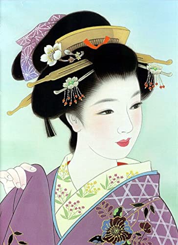 Puzzle 2000 Teile Japanische Frauen-Handarbeit Heimdekoration Pädagogische Intelligenz Stressabbau Spielzeug Lustiges Familienspiel Kinder Erwachsene Herausforderndes Puzzle Geschenk70X100CM von AWYHEZ