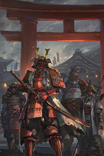 Puzzle 2000 Teile Japanische Samurai-Dekoration Heimunterricht Intellektuelles Stressabbau-Spielzeug Lustiges Familienspiel Kinder Erwachsene Herausforderndes Puzzle-Geschenk 70X100CM von AWYHEZ