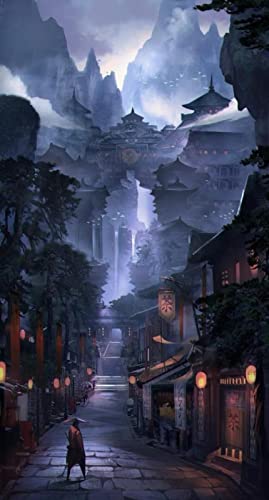 Puzzle 2000 Teile Japanische Samurai-Dekoration Heimunterricht Intellektuelles Stressabbau-Spielzeug Lustiges Familienspiel Kinder Erwachsene Herausforderndes Puzzle-Geschenk 70X100CM von AWYHEZ