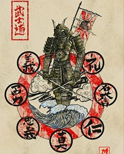 Puzzle 2000 Teile Japanische Samurai-Dekoration Heimunterricht Intellektuelles Stressabbau-Spielzeug Lustiges Familienspiel Kinder Erwachsene Herausforderndes Puzzle-Geschenk 70X100CM von AWYHEZ