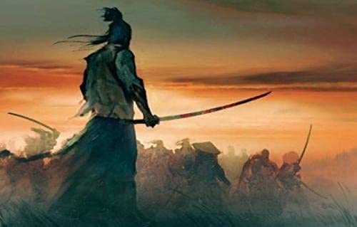 Puzzle 2000 Teile Japanische Samurai-Dekoration Heimunterricht Intellektuelles Stressabbau-Spielzeug Lustiges Familienspiel Kinder Erwachsene Herausforderndes Puzzle-Geschenk 70X100CM von AWYHEZ