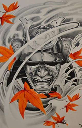 Puzzle 2000 Teile Japanisches Samurai-Set Kunstwand Heimdekoration Pädagogische Intelligenz Stressabbau Spielzeug Lustiges Familienspiel Kinder Erwachsene Herausforderndes Puzzle Geschenk70X100CM von AWYHEZ