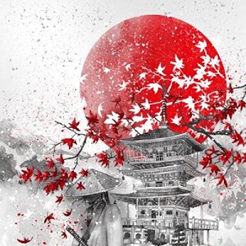 Puzzle 2000 Teile Japanisches Samurai-Set Kunstwand Heimdekoration Pädagogische Intelligenz Stressabbau Spielzeug Lustiges Familienspiel Kinder Erwachsene Herausforderndes Puzzle Geschenk70X100CM von AWYHEZ