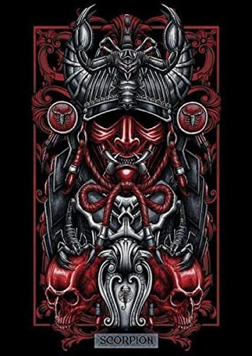 Puzzle 2000 Teile Samurai-Krieger Künstler Wohnkultur Pädagogisches Intellektuelles Stressabbau-Spielzeug Lustiges Familienspiel Kinder Erwachsene Herausforderndes Puzzle Geschenk 70X100CM von AWYHEZ