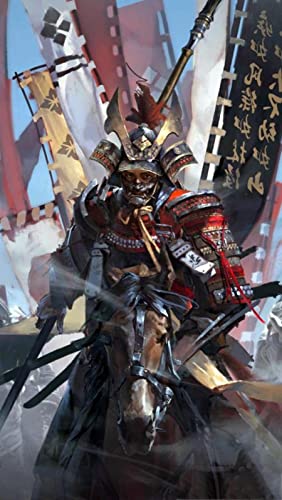 Puzzle 2000 Teile Samurai-Krieger Künstler Wohnkultur Pädagogisches Intellektuelles Stressabbau-Spielzeug Lustiges Familienspiel Kinder Erwachsene Herausforderndes Puzzle Geschenk 70X100CM von AWYHEZ