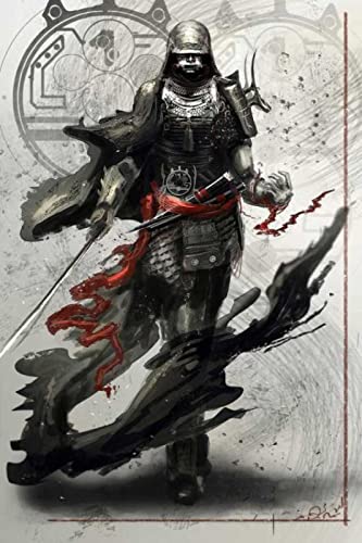 Puzzle 2000 Teile Samurai-Krieger Künstler Wohnkultur Pädagogisches Intellektuelles Stressabbau-Spielzeug Lustiges Familienspiel Kinder Erwachsene Herausforderndes Puzzle Geschenk 70X100CM von AWYHEZ