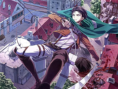 Puzzle für Erwachsene, 1000 Teile, Anime Attack on Titan, Kinderpuzzle, Lernspielzeug, Denkspiel, Geschenk, Teenager, DIY, Familienunterhaltung, 50 x 70 cm Puzzle für Erwachsene, 1000 Teile, Anime Attack on Titan, Kinderpuzzle, Lernspielzeug, Denkspiel, Geschenk, Teenager, DIY, Familienunterhaltung, 50 x 70 cm von AWYHEZ