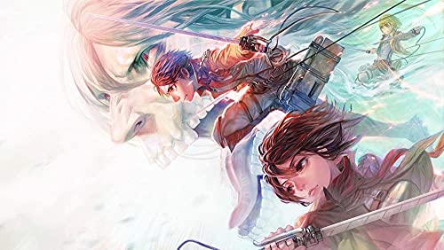 Puzzle für Erwachsene, 1000 Teile, Anime Attack on Titan, Kinderpuzzle, Lernspielzeug, Denkspiel, Geschenk, Teenager, DIY, Familienunterhaltung, 50 x 70 cm Puzzle für Erwachsene, 1000 Teile, Anime Attack on Titan, Kinderpuzzle, Lernspielzeug, Denkspiel, Geschenk, Teenager, DIY, Familienunterhaltung, 50 x 70 cm von AWYHEZ