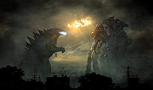 Puzzle für Erwachsene, 1000 Teile, Film Godzilla, Puzzle, Lernspielzeug für Kinder, Intelligenzspiel, Geschenk, Teenager, DIY, Familienunterhaltungsspielzeug, 50 x 70 cm Puzzle für Erwachsene, 1000 Teile, Film Godzilla, Puzzle, Lernspielzeug für Kinder, Intelligenzspiel, Geschenk, Teenager, DIY, Familienunterhaltungsspielzeug, 50 x 70 cm von AWYHEZ
