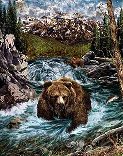 Puzzle für Erwachsene, 1000 Teile, Lernspiel, Herausforderung, Spielzeug, Bär, Tier, Heimdekoration, 50 x 70 cm Puzzle für Erwachsene, 1000 Teile, Lernspiel, Herausforderung, Spielzeug, Bär, Tier, Heimdekoration, 50 x 70 cm von AWYHEZ